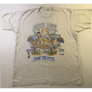 VTG 1996 Dallas Cowboys Super Bowl XXX Fat heads Shirt XL Single Stitch NFL USA